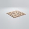 Ekena Millwork Medium Baytown Decorative Fretwork Wood Wall Panels, Alder, 15 3/8"W x 15 3/8"H x 3/8"T WALW16X16X0375BYTAL - alternate 5